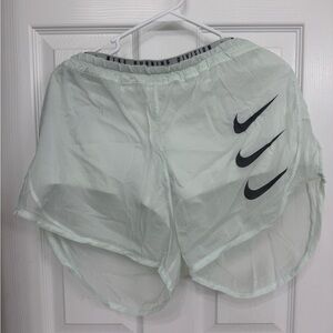 Nike Women's Mint Green Athletic Shorts